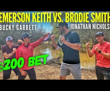 Disc Golf Doubles Battle | Smith, Keith, Nicholson, Garrett | Trophy Club Disc Golf Course