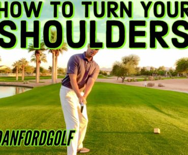 HOW TO TURN YOUR SHOULDERS | GOLF LESSON
