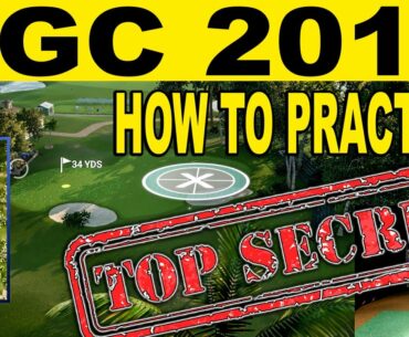 TGC 2019 GOLF SIMULATOR - HOW TO: Chipping & Putting Practice (SECRET AREAS)