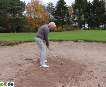 How to rake a bunker properly without a rake