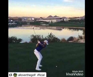Camilo Villegas slow motion golf swing motivation. #Bestgolfswings #alloverthegolf