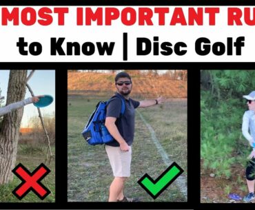 The MOST IMPORTANT RULES to Know | Disc Golf