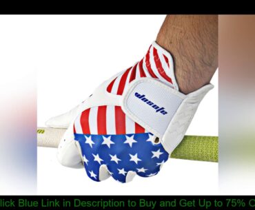 Golf Gloves American Flag Men's Left Handed Antiskid ventilation Golf gloves free shipping