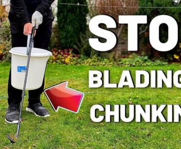 STOP BLADING and STOP CHUNKING your chip shots! TRICK