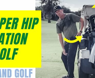 GOLF TIP | How To Create PROPER HIP ROTATION In Golf