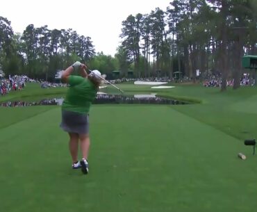 After 15 straight pars, Haley Moore gets her first birdie at No. 16. #ANWAgolf