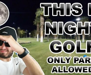 NIGHT GOLF COURSE VLOG | THE LIGHTS AT INDIO GC | PAR 1