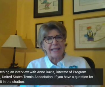 Interview with Anne Davis, Director of Program Education, United States Tennis Association