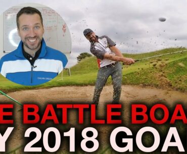 THE BATTLE BOARD - My 2018 Golf Goals