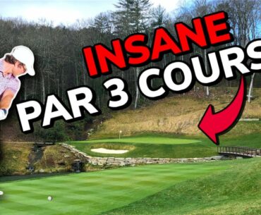 World's Most EPIC Par 3 Course!! Can We Beat Wesley's Record?? | Bryan Bros Golf