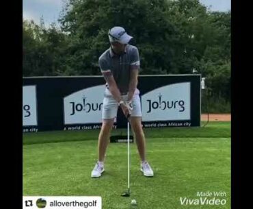 Joachim Hansen , Winner . Joburg Open 2020 , -19 . Golf swing video . #Bestgolfswings