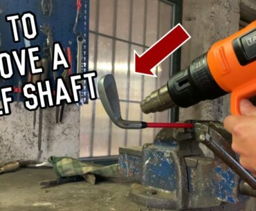 How to Remove a Golf Shaft | DIY project Graphite Shaft