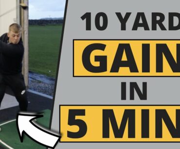 THIS GOLFER GAINS 10 YARDS WITH HIS DRIVER IN 5 MINUTES!