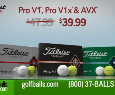 Special Holiday Offers on Titleist, TaylorMade & Callaway Golf Balls, Limited Time