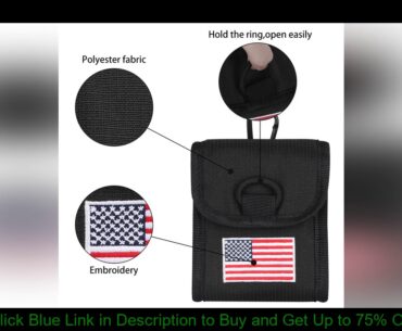 Golf Rangefinder Case Magnetic Closure Carry Case USA Flag for Most of Brands