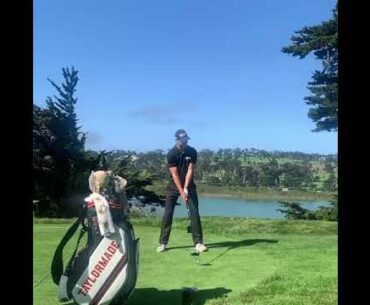 Martin Kaymer golf swing super slow motion 2020 PGA championship driver swing hole 14 San Francisco