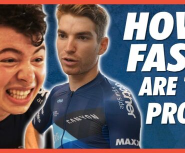 How FAST Are Pro Cyclists? Average Joe Vs Pro