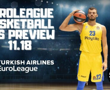 EuroLeague Basketball DFS Preview - Draftkings and Fanduel Picks - 11.18