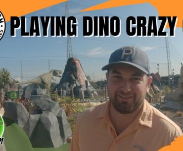 The Swingdom Team Plays Crazy Golf | Dino Falls Putt Putt Challenge | Front 9