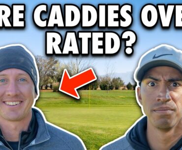 Golf PRO Caddies For High Handicapper! | Will Scores Lower?