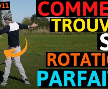 Comment trouver sa rotation parfaite dans le swing de golf. Cours de golf