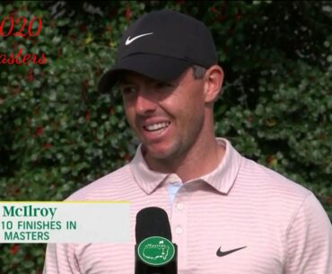 Rory McIlroy's interview off the 18th green | Final Round at the 2020 Masters