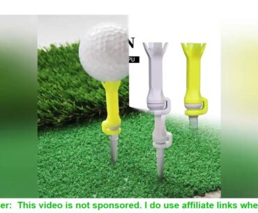 2Pcs/Set Rotatable Training Golf Tee Ball Holder Self Standing Practice Anti-flying Accessories Bal