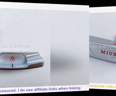 Golf heads soft iron forging MIURA KM-009 Golf Putter Haed silver Golf Club head and Golf headcover