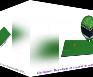 Golf Mat Backyard Residential Indoor Pro Training Practice Aids Hitting Turf Pad