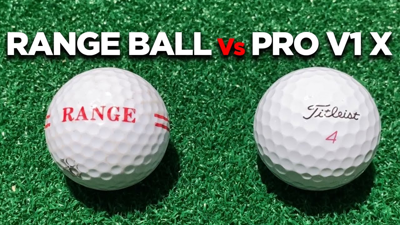 RANGE BALLS V REAL GOLF BALLS