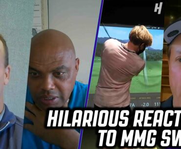 Steph Curry, Peyton Manning, Charles Barkley, & Phil Mickelson REACT to MMG'S Golf Swing!
