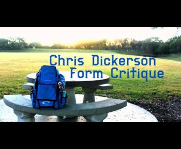 Chris Dickerson Form Critique | How to Improve Your Backhand Throw | Disc Golf