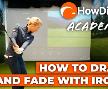 How to hit draw and fade golf shots with irons - MADE EASY | HowDidiDo Academy