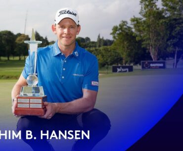 Joachim B. Hansen claims his first European Tour win | 2020 Joburg Open