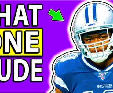 DRAFTKINGS NFL WEEK 12 THANKSGIVING BEST PICK PER POSITION | THAT ONE DUDE