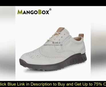 2020 New Golf Shoes Mens Waterproof Leather Golf Boots British Sport Walking Shoes for Man Training