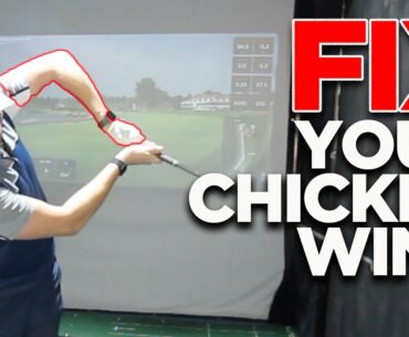 FIX YOUR CHICKEN WING - GOLF SWING TIPS