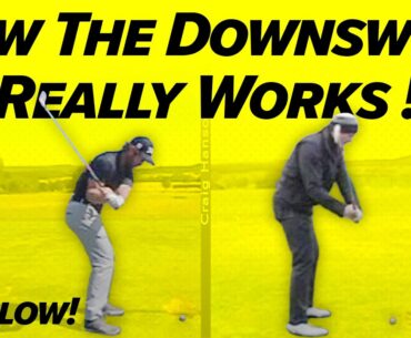 Golf Downswing Sequence! - How to really Flatten/Shallow! - Pros vs Ams - Craig Hanson Golf