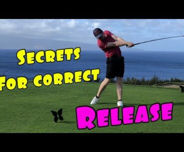 RELEASE THE CLUB - consistent golf shots