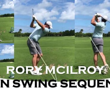 Rory Mcilroy's Iron Swing Sequence-Slow Motion