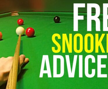 Free Snooker Lesson Tips Technique Aiming And Spin