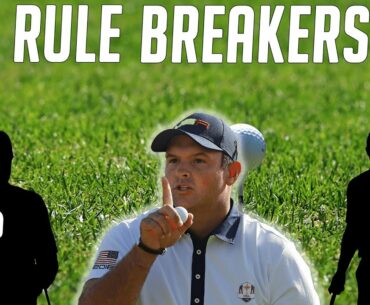 5 Times PGA Tour golfers BROKE THE RULES! |  Golf Rules with Ash Weller