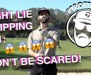 How To Chip From Tight Lies | TrottieGolf