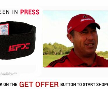 EFX Performance Wristbands is worn by Professional Golfer Dave Stockton.
