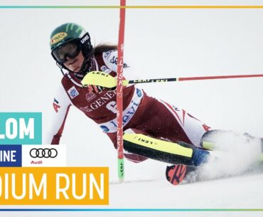 Katharina Liensberger | 3rd place | Levi | Slalom #2 | FIS Alpine