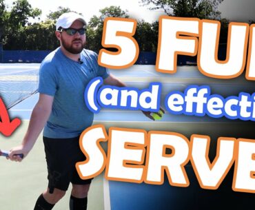 5 fun and effective pickleball serves you can do to impress your friends