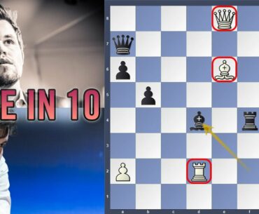 Checkmate in 10 | Ian Nepomniachtchi vs Magnus Carlsen | Skilling Open 2020