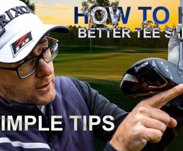 HOW TO HIT BETTER GOLF TEE SHOTS 3 Simple Tips