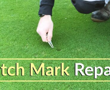 Do you know how to repair pitch marks correctly? How to get it right every time.