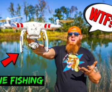 Swamp Fishing w/ a DRONE **FAIL** (BAD IDEA!!!)